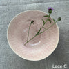 Wonki Ware Pasta Bowl - Pink Lace Pattern