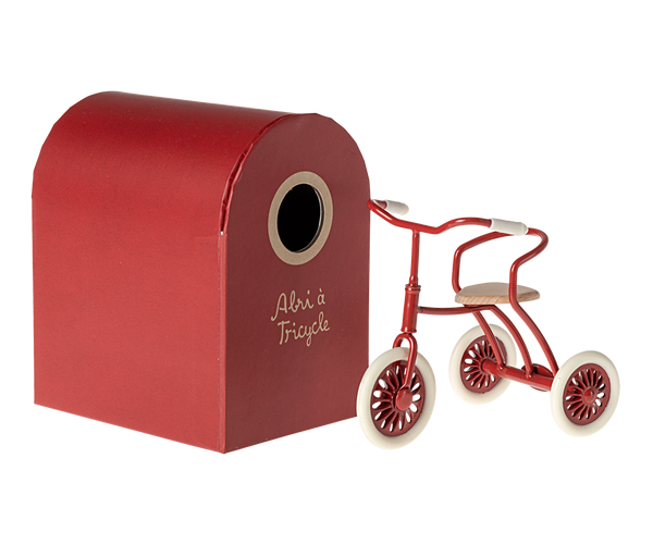 Maileg Tricycle for Big Brother or Big Sister Mouse - Red