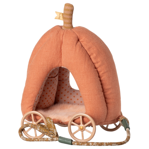 Maileg Pumpkin Carriage, Mouse