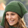 Noble Wilde Possum Merino Wool Beanie Hat Jungle Green