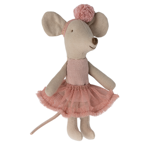 Maileg Ballerina Mouse - Little Sister - Rose