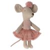 Maileg Ballerina Mouse - Little Sister - Rose