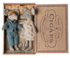 Maileg Mum and Dad Mice in a Cigar Box