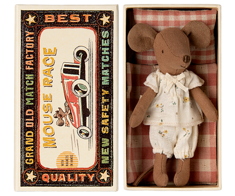 Maileg Big Sister Mouse in a Matchbox