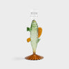 Glass Fish Candle Holder - Blue, Green or Yellow - &Klevering, Amsterdam