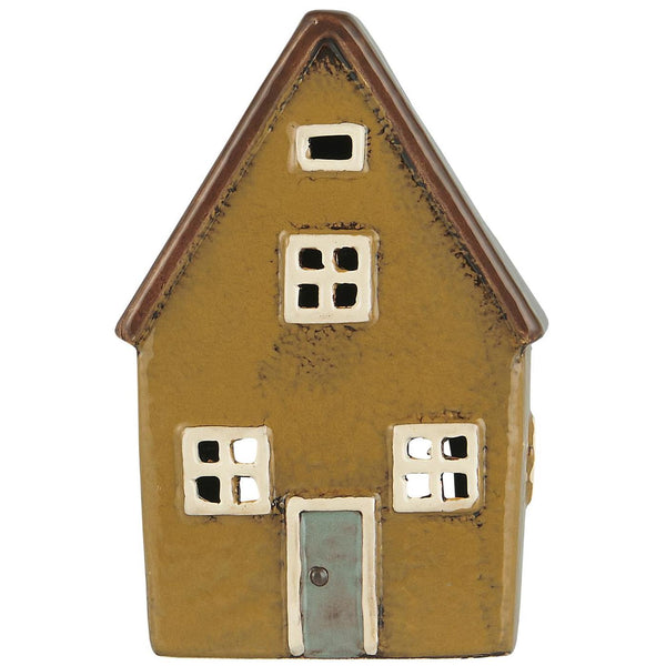 Ceramic House Tealight Holders - Various Colours and Designs