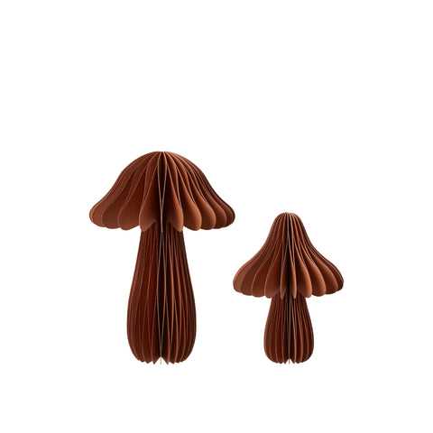 Standing Paper Mushrooms - Set of Two