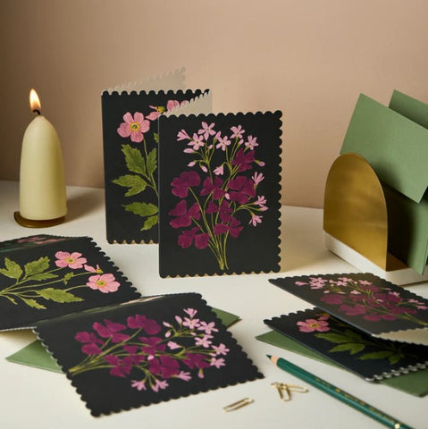 Botanical Concertina Card