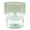 Four Handcrafted Glass Tumblers - Antique Green