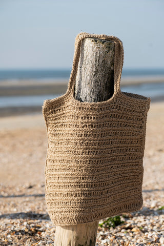 Natural Jute Crocheted Bag