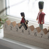 Wooden Walking Soldier Advent Calendar