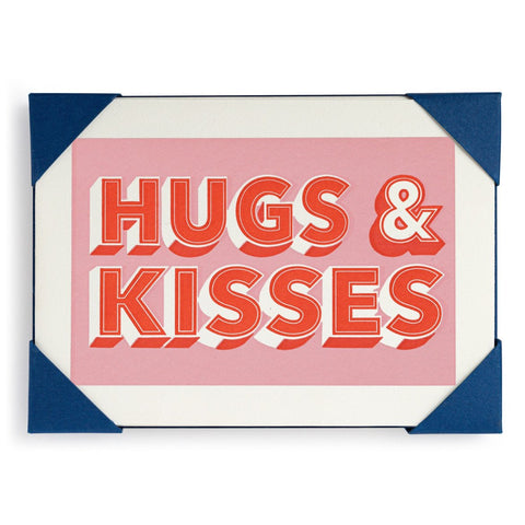 Hugs & Kisses Notelets - Pack of Five