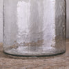 Recycled Glass Vase with Hammered Finish