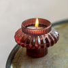 Glass Hybrid Tealight or Dinner Candle Holder - Large