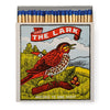 Long Matches in Square Luxury Letterpress Printed Matchbox