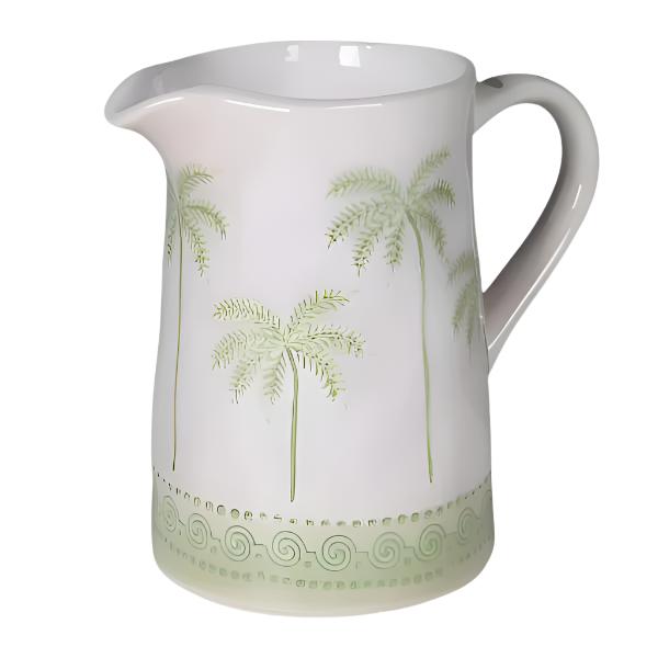 Green Palm Tree Jug