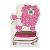 Poodle Letterpress Card - Single