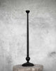 Devian Tall Black Cast Iron Candlestick 77cm