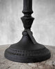 Dhara Tall Black  Cast Iron Candlestick 51cm