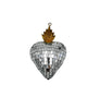 Disco Ball Faceted Mirror Heart Ornament - Small - Boncoeurs
