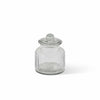 Ribbed Glass Storage Jar - Three Size Options