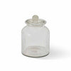 Ribbed Glass Storage Jar - Three Size Options