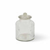 Ribbed Glass Storage Jar - Three Size Options