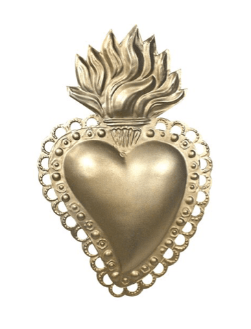 Eligia Heart - Antique Silver - Boncoeurs