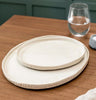 Earthenware Oval Serving Plate - Two Size Options