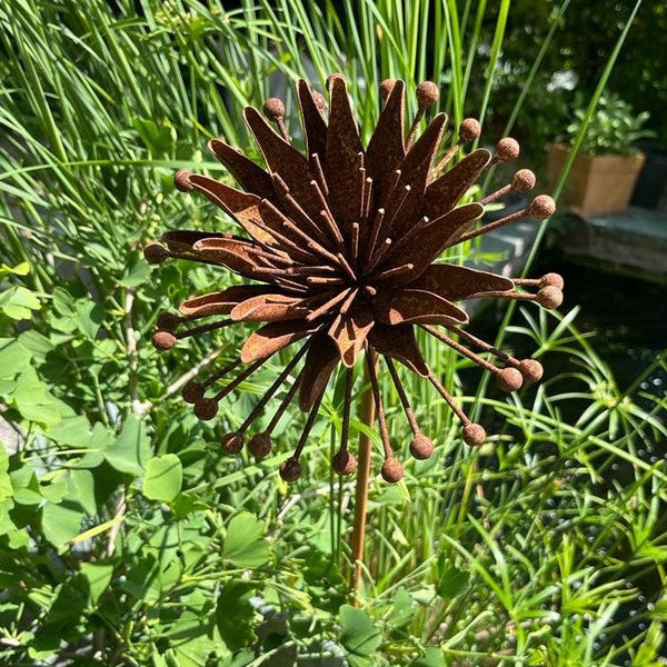 Handmade Rusty Iron Stems - Flowers J to Q