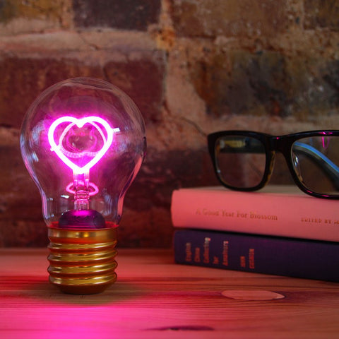 Rechargeable Heart Lightbulb