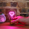 Rechargeable Heart Lightbulb