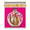 Long Matches in Square Luxury Letterpress Printed Matchbox