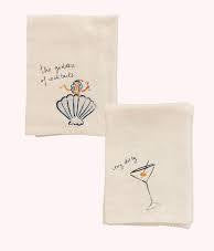 Goddess of Cocktails - Very Dirty Martin Napkin Set