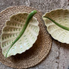 Stoneware Leaf Shaped Dish