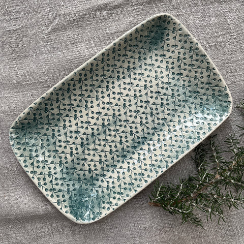 Wonki Ware Trough Serving Platter - Small - Marine Lace