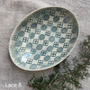 Wonki Ware Oval Bowl - Medium - Marine Lace