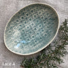 Wonki Ware Oval Bowl - Medium - Marine Lace