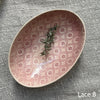 Wonki Ware Oval Bowl - Small - Pink Lace