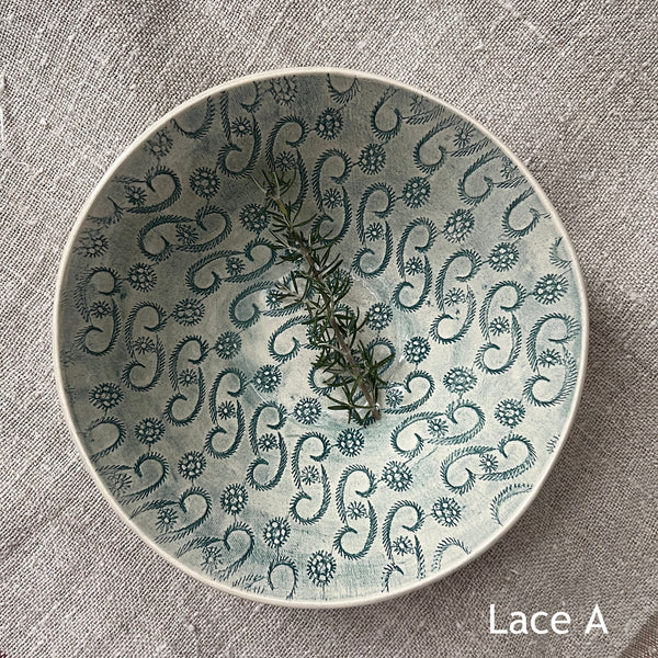 Wonki Ware Pasta Bowl - Marine Lace