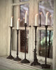 Ira Tall Cast Iron Candlestick