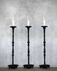 Ira Tall Cast Iron Candlestick