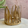 Antique Brass Fern Tealight Holder