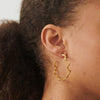 Large Hellir Gold Hoops Pernille Corydon