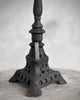 Latika Tall Black Cast Iron Candlestick 56cm