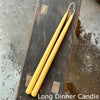 Pure  Beeswax Long Dinner Candle