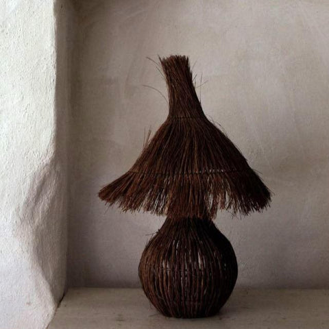 Natural Palm Tree Lamp