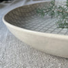 Wonki Ware Large Pie Dish - Warm Grey Lace