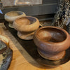 Rustic Ceramic Cup Tealight Holder - Various Colours