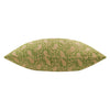 Paisley Block Printed Velvet Cushion - Green